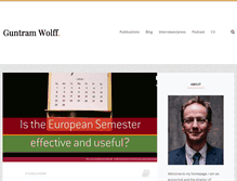 Tablet Screenshot of guntramwolff.net